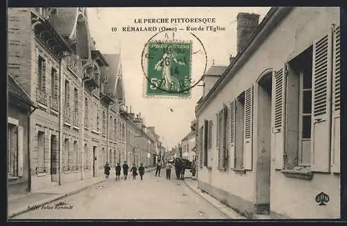 AK Rémalard /Orne, Rue de l`Eglise