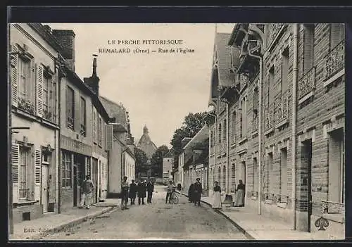 AK Rémalard /Orne, Rue de l`Eglise