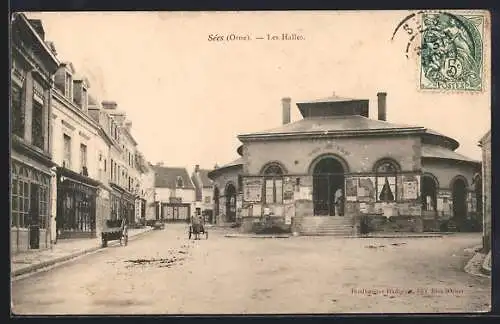 AK Sées /Orne, Les Halles