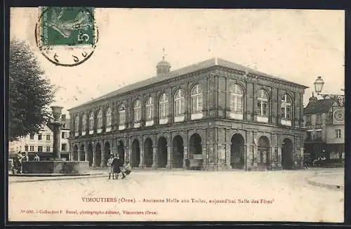 AK Vimoutiers /Orne, Ancienne Halle aux Toiles, aujourd`hui Salle des Fetes