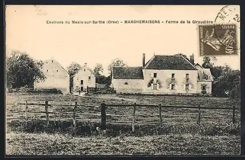 AK Marchemaisons /Mesle-sur-Sarthe, Ferme de la Giroudière