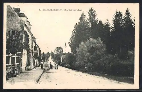 AK Le Merlerault, Rue des Fontaines