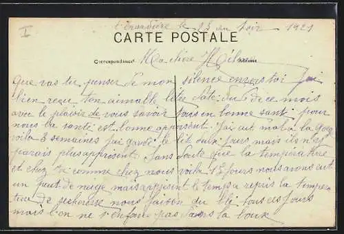 AK Le Mesle-sur-Sarthe, Revue du 14 juillet 1916, Remise des Diplòmes aux Parents des Morts pour la Patrie, Hotel Poste