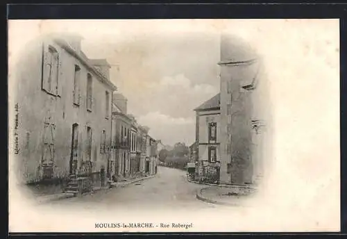 AK Moulins-la-Marche, Rue Robergel