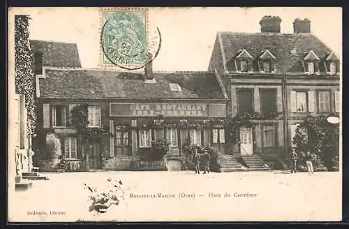 AK Moulins-la-Marche, Place du Carrefour