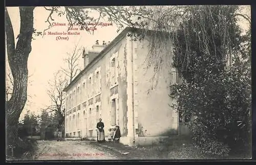 AK Moulins-la-Marche, Chateau de La Ferrière-au-Doyen, Route de Laigle à Moulins-la-Marche