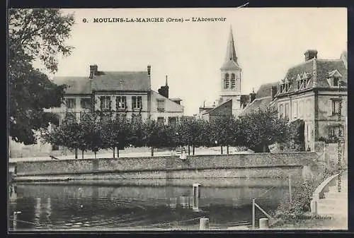 AK Moulins-la-Marche, l'Abreuvoir