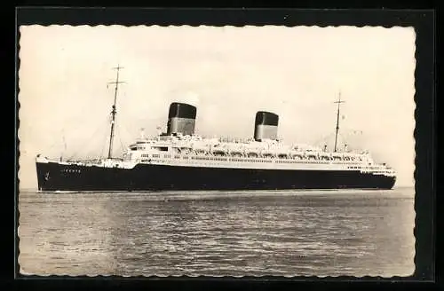 AK Passagierschiff S.S. Liberté auf hoher See, French Line