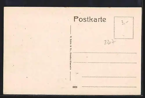 AK Kulmbach, Teilansicht mit Plassenburg