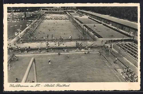 AK Heilbronn a. N., Städtisches Freibad
