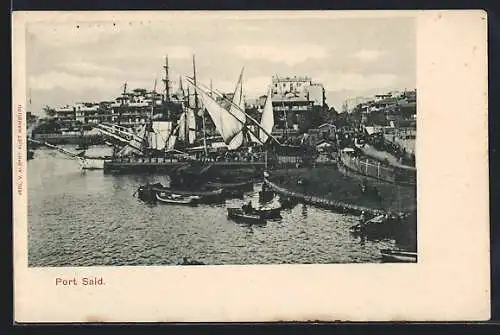 AK Port Said, Blick auf den Hafen