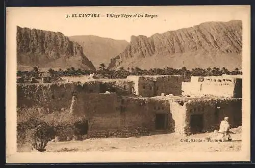 AK El-Kantara, Village Nègre et les Gorges