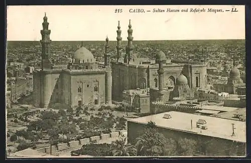 AK Le Caire / Cairo, Mosquées Sultan Hassan et Rifaiyels, Sultan Hassan and Rifaiyels Mosques