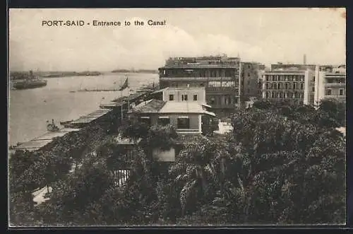 AK Port-Said, Entrance to the Canal