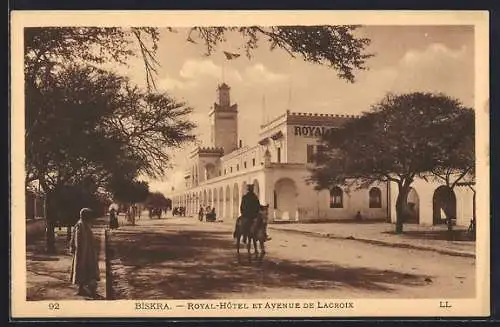 AK Biskra, Royal-Hotel et Avenue de Lacroix