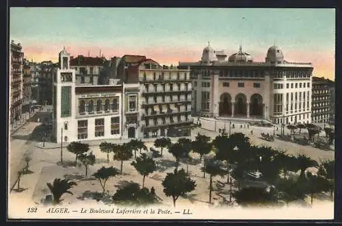 AK Alger, Le Boulevard Laferrière et la Poste