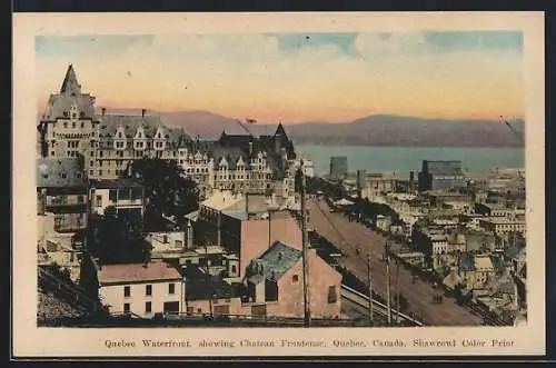 AK Quebec, Waterfront showing Chateau Frontenac