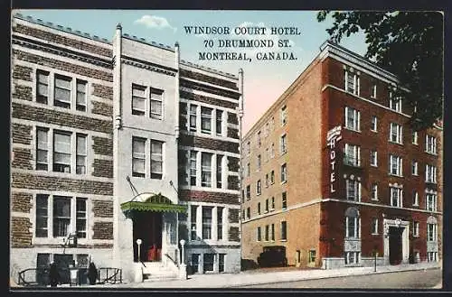 AK Montreal, Windsor Court Hotel, 70 Drummond Street