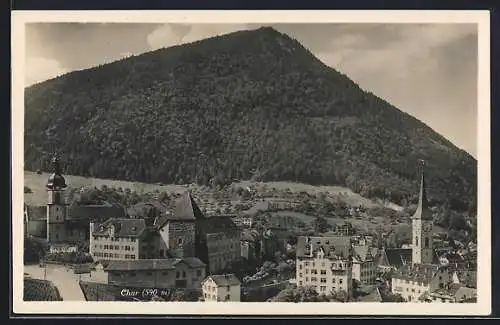 AK Chur, Ortspartie mit Kirche