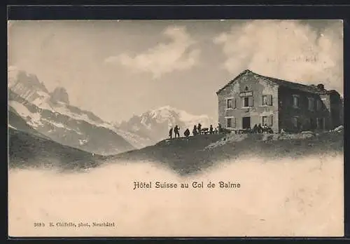 AK Col de Balme, Hôtel Suisse