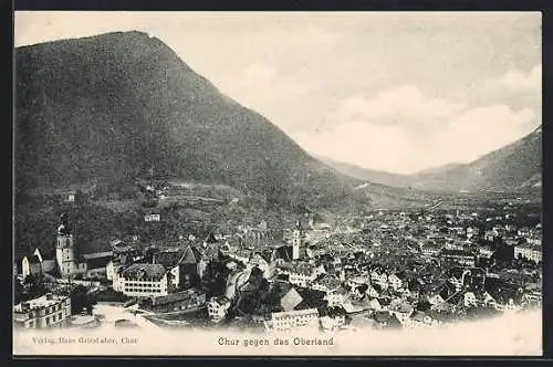 AK Chur, Blick gegen das Oberland