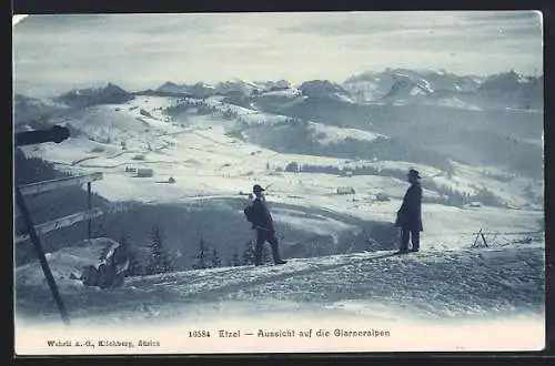 AK Etzel, Aussicht auf die Glarneralpen