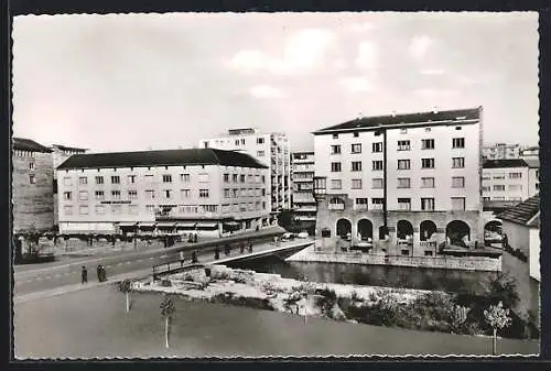 AK Pforzheim /Schwarzwald, Rossbrücke