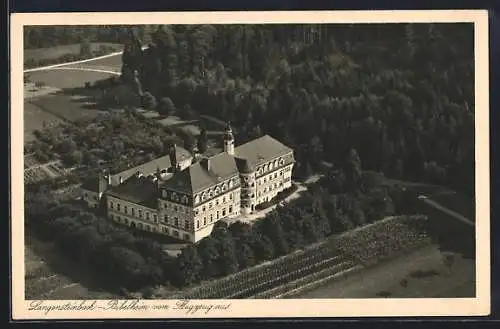 AK Langensteinbach, Bibelheim vom Flugzeug aus