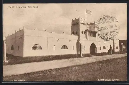 AK London, British Empire Exhibition 1924, East African Building