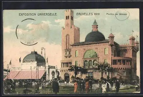 AK Bruxelles, Exposition 1910, Pavillon de Monaco