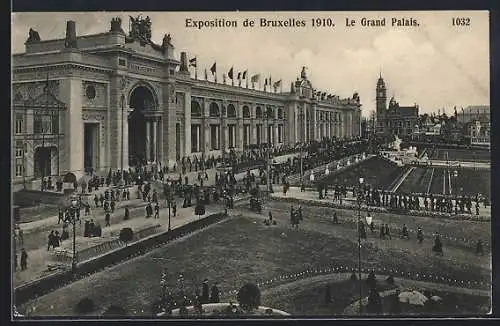 AK Bruxelles, Exposition 1910, Le Grand Palais