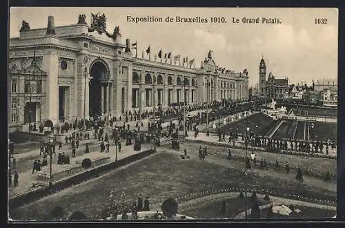 AK Bruxelles, Exposition 1910, Le Grand Palais