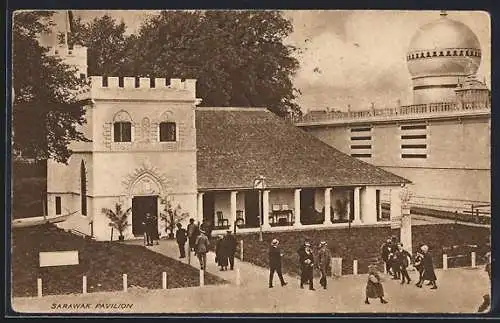 AK London, British-Empire Exhibition 1924, Sarawak Pavilion