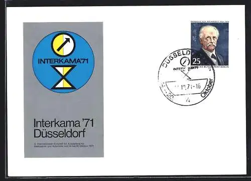 Künstler-AK Düsseldorf, Interkama 71, Ausstellung