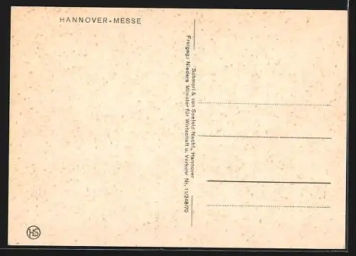 AK Hannover, Fliegeraufnahme der Messe