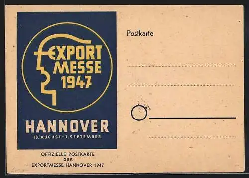 AK Hannover, Export-Messe 1947