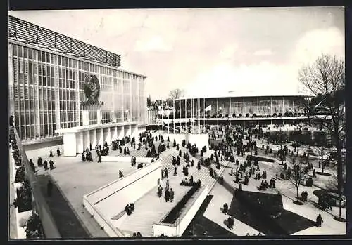 AK Bruxelles, Exposition Universelle 1958, Les Etats-Unis et l`U. R. S.