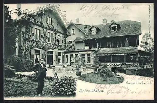 AK Baden-Baden, Hotel Gunzenbach- Hof