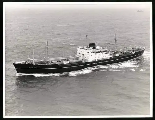 Fotografie Frachtschiff Ellen Bakke in Fahrt, Grossformat 25 x 20cm