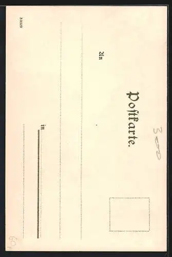 Künstler-AK Franz Xaver Hoch: Strassburg, Rabenhof mit alten Häusern