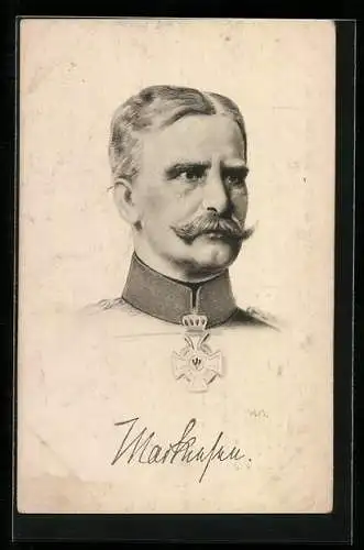 Künstler-AK Generalfeldmarschall August von Mackensen