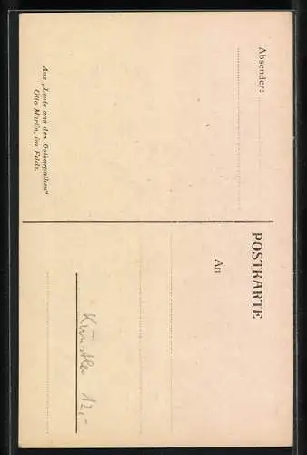 Künstler-AK Mann mit Kind