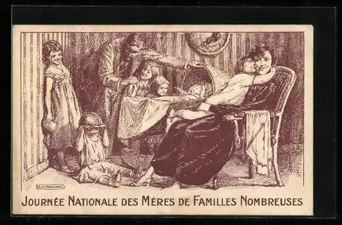 AK Kinderfürsorge Journee Nationale des Meres de Familles Nombreuses