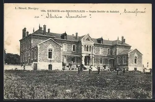 AK Semur-en-Brionnais, Hospice Bouthier de Rochefort transformé en Station Sanitaire