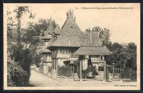 AK St-Léger-sous-la-Bussière, Château, Conciergerie