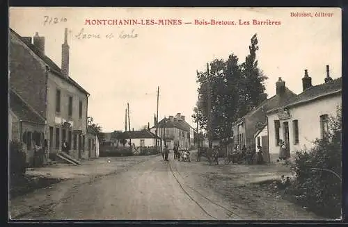 AK Montchanin-les-Mines, Vue des Barrières à Bois-Bretoux