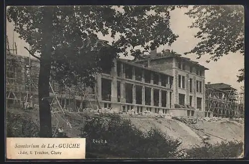 AK La-Guiche, Sanatorium en construction