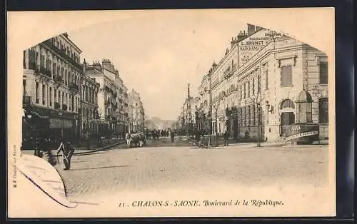 AK Chalon-sur-Saône, Boulevard de la République