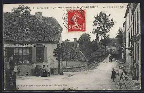 AK Sainte-Céronne /Mortagne, Le milieu du Bourg