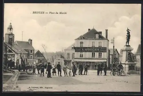 AK Briouze, Place du Marché